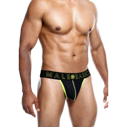 MALE BASICS String NEON MaleBasics Noir-Jaune